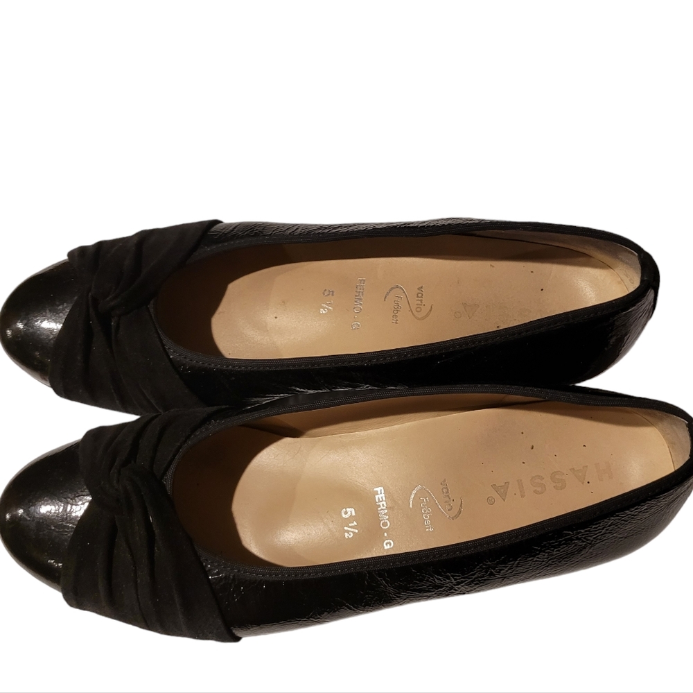 Hassia Fermo-G SlipnOn Flat Shoes Sz 5.5. US7.5